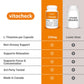 Vitacheck L-Theanine 250mg, Supports Relaxation, Restful Sleep, Non-Drowsy, Enhance Mood, Concentration and Focus, 75 Vegetable Capsules CLEARANCE 30% Off Expiry 3/28 Final Sale
