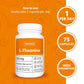 Vitacheck L-Theanine 250mg, Supports Relaxation, Restful Sleep, Non-Drowsy, Enhance Mood, Concentration and Focus, 75 Vegetable Capsules CLEARANCE 30% Off Expiry 3/28 Final Sale