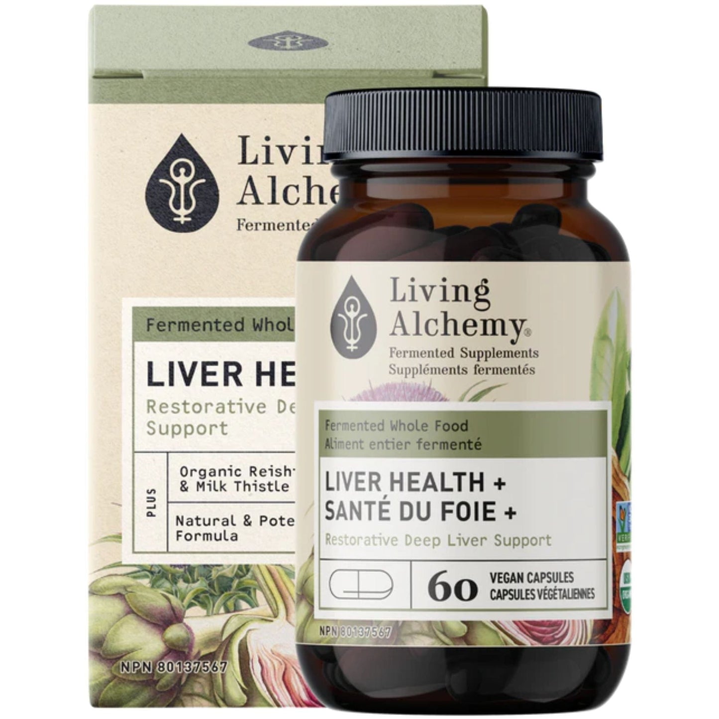 60 Vegan Capsules | Living Alchemy Liver health, Restorative Deep Liver Support