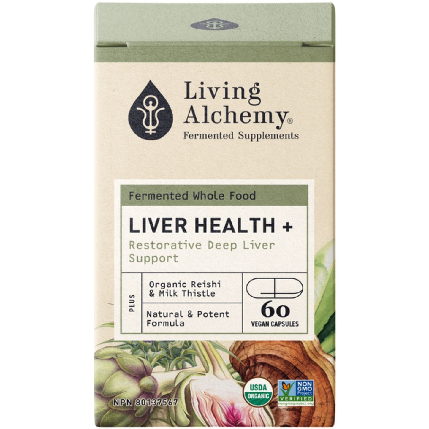 60 Vegan Capsules | Living Alchemy Liver health, Restorative Deep Liver Support