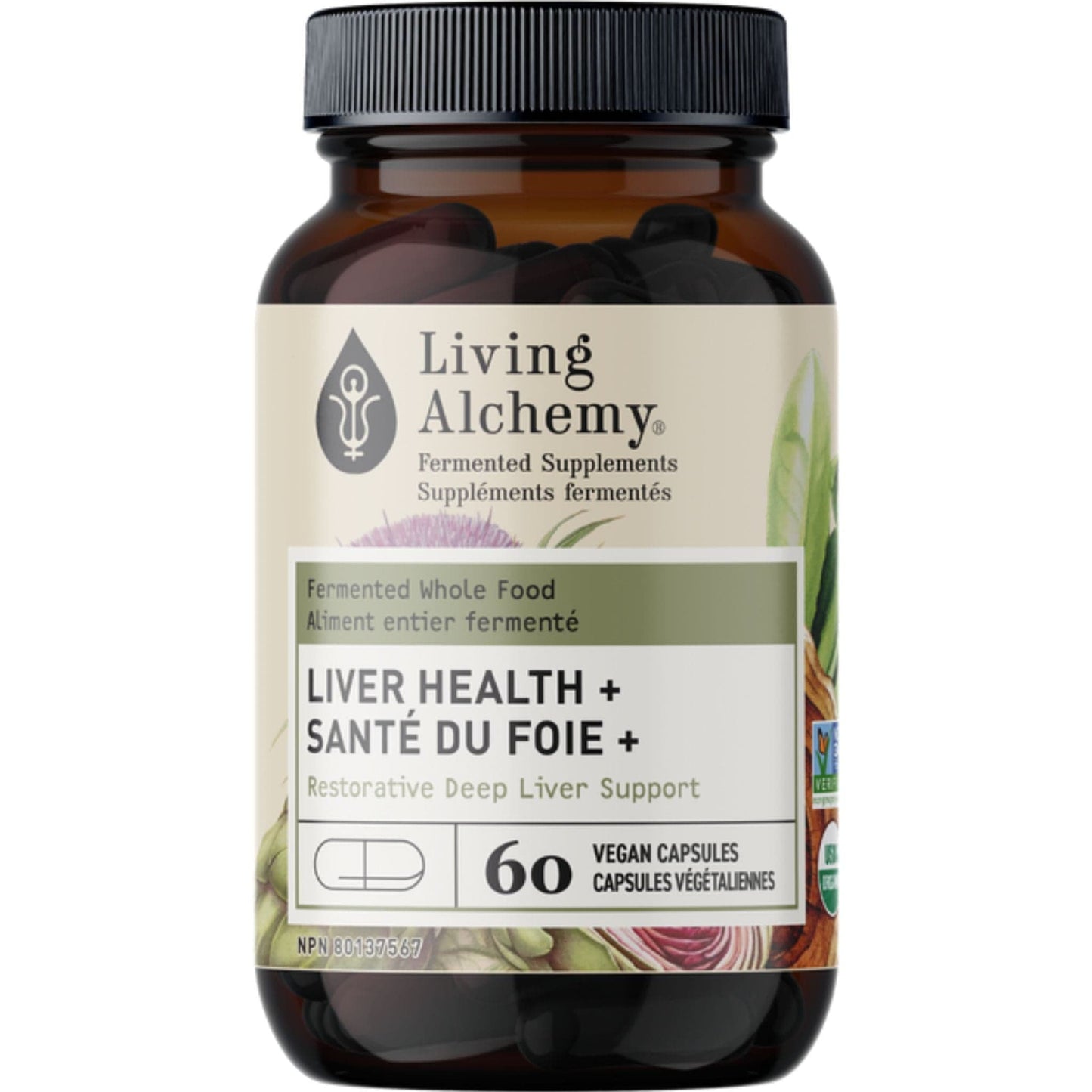 60 Vegan Capsules | Living Alchemy Liver health, Restorative Deep Liver Support