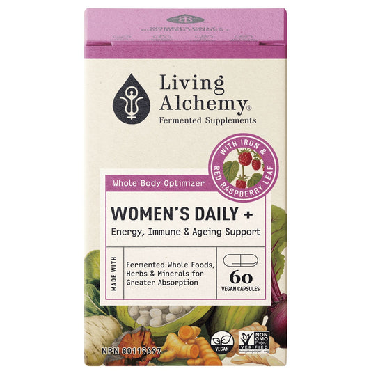 60 Vegetable Capsules | Living Alchemy Women's Daily 