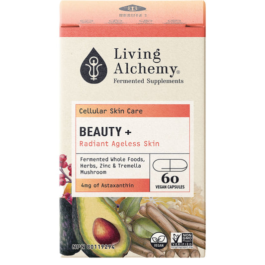 60 Vegetable Capsules | Living Alchemy Fermented Supplements Beauty Plus
