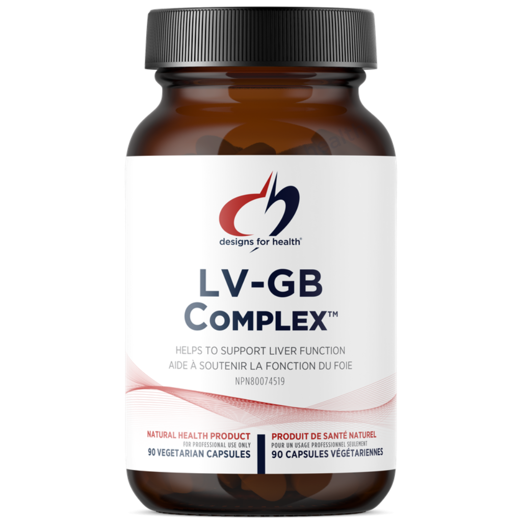90 Capsules | Designs For Health LV-GB Complex