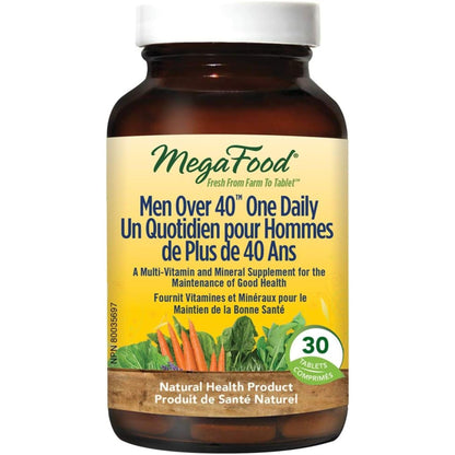 MegaFood Men Over 40 One Daily Multivitamin & Mineral Support