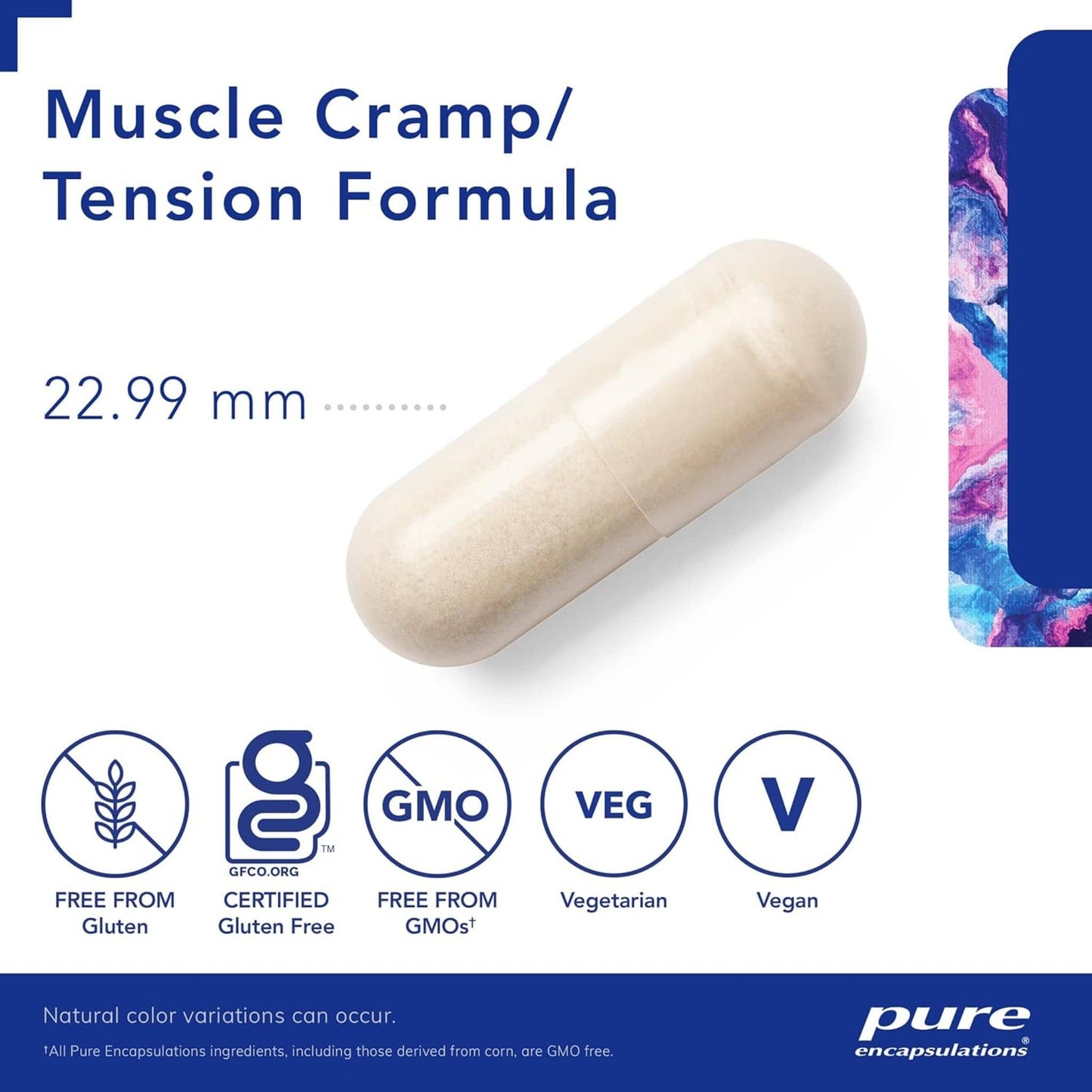 60 Capsules | Pure Encapsulations Muscle Cramp/Tension Formula