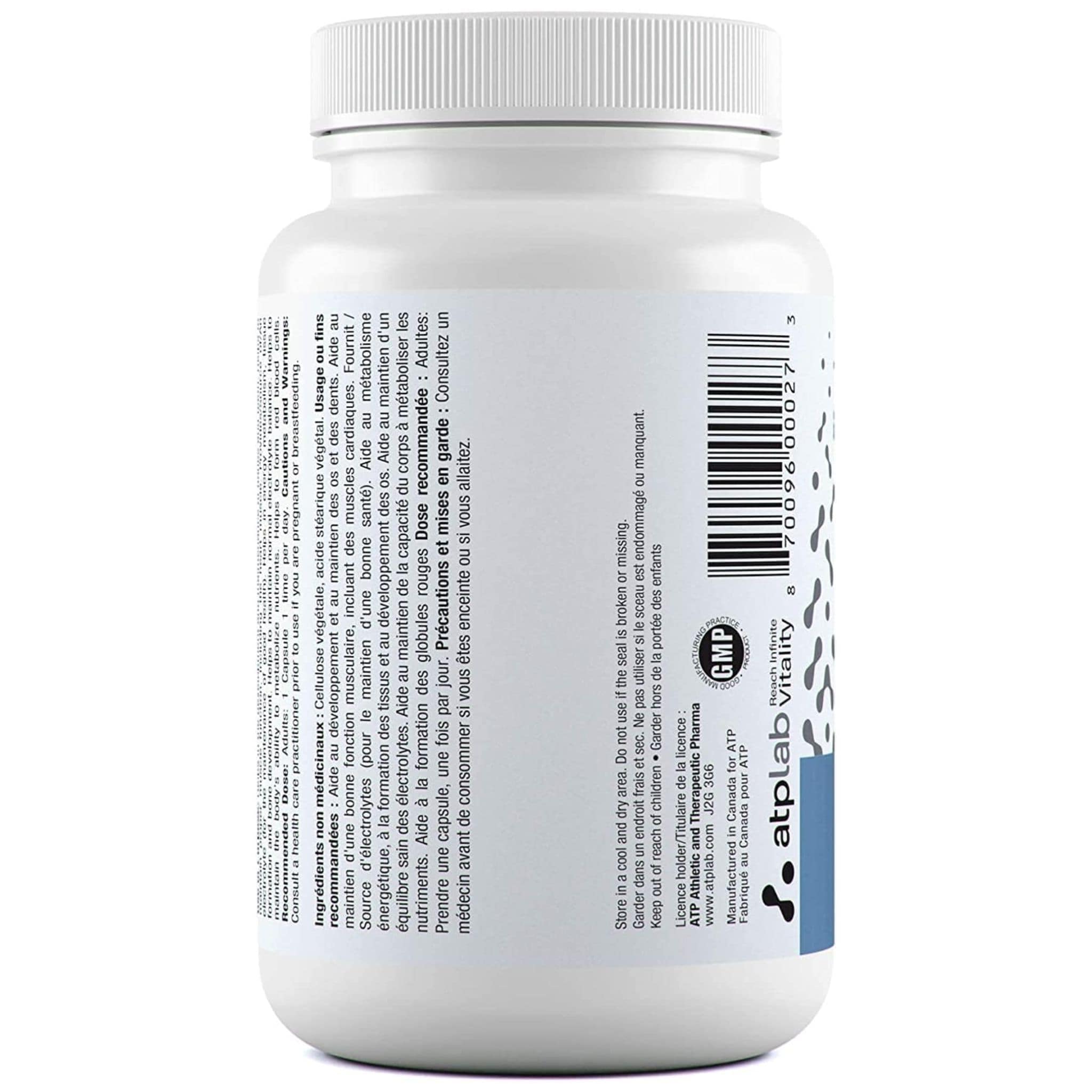 Atp Lab Magnesium ATP Lab SynerMag, High Potency Magnesium, 90 Vegetable Capsules