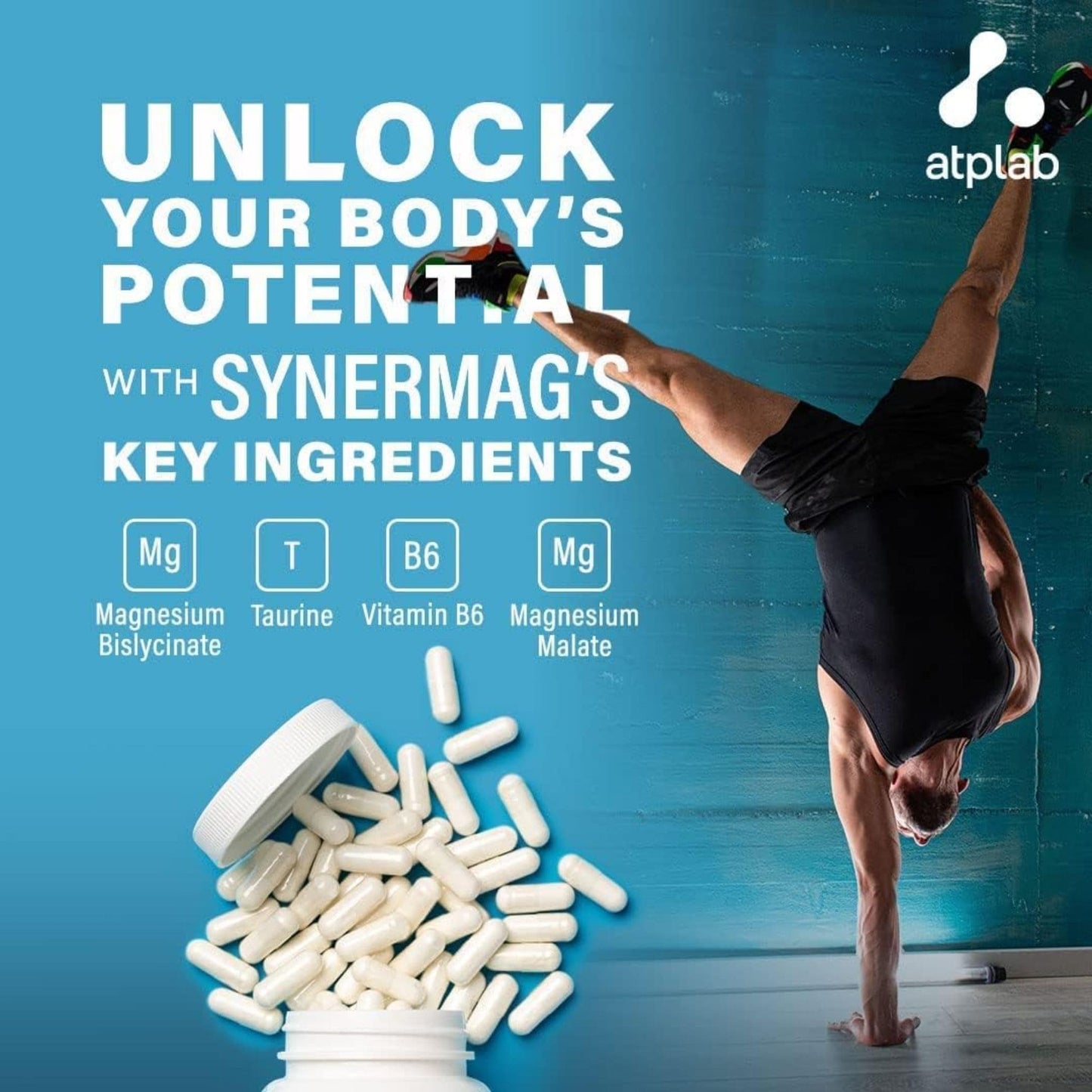 90 Vegetable Capsules | ATP Lab Synermag