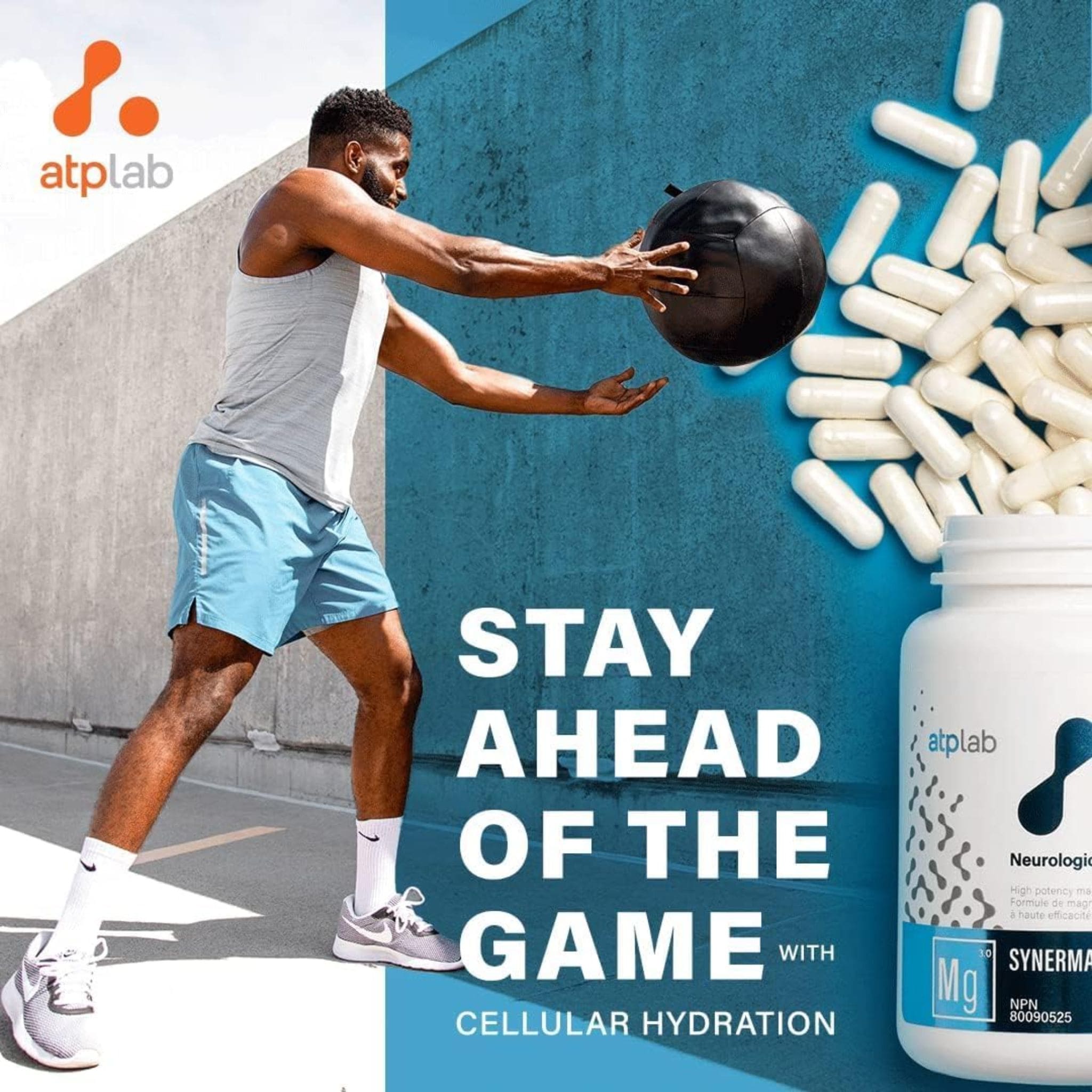 Atp Lab Magnesium ATP Lab SynerMag, High Potency Magnesium, 90 Vegetable Capsules
