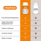 Vitacheck Magnesium Bisglycinate 200mg, Pure Elemental Magnesium, Highly Absorbable, Gentle On Bowels, Sleep Support, Muscle Recovery, Bone Health, 120 Vegetable Capsules