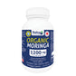 60 Vegetable Capsules | Naka Organic Moringa 1200mg 60 vegetable capsule bottle