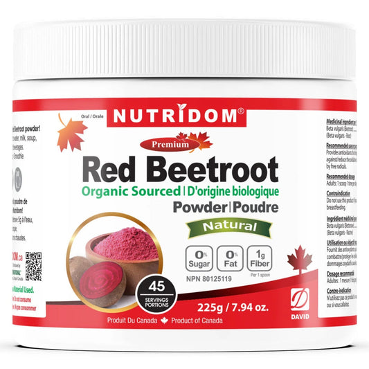 225g | Nutridom Red Beetroot Powder