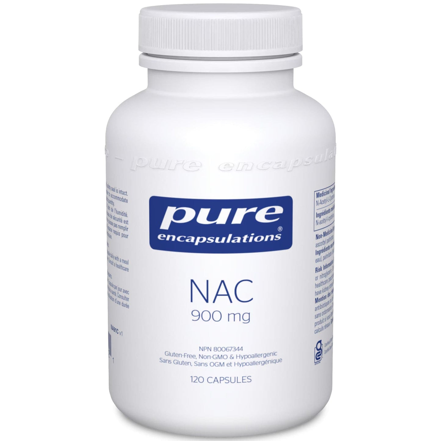 120 Capsules | Pure Encapsulations NAC 900mg