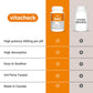 Vitacheck NAC 600mg Capsules, N Acetyl L-Cysteine, Immune Health, Supports Lung and Liver Health, 150 Vegetable Capsules