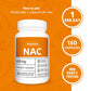 Vitacheck NAC 600mg Capsules, N Acetyl L-Cysteine, Immune Health, Supports Lung and Liver Health, 150 Vegetable Capsules