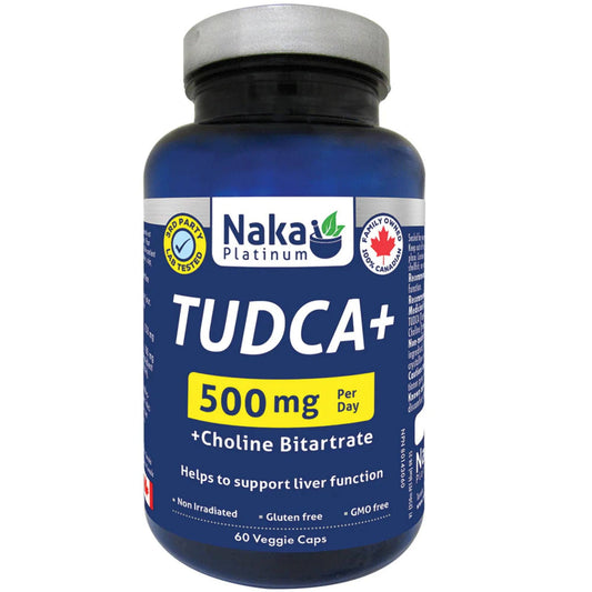 60 Vegetable Capsules | Naka Platinum TUDCA Plus 