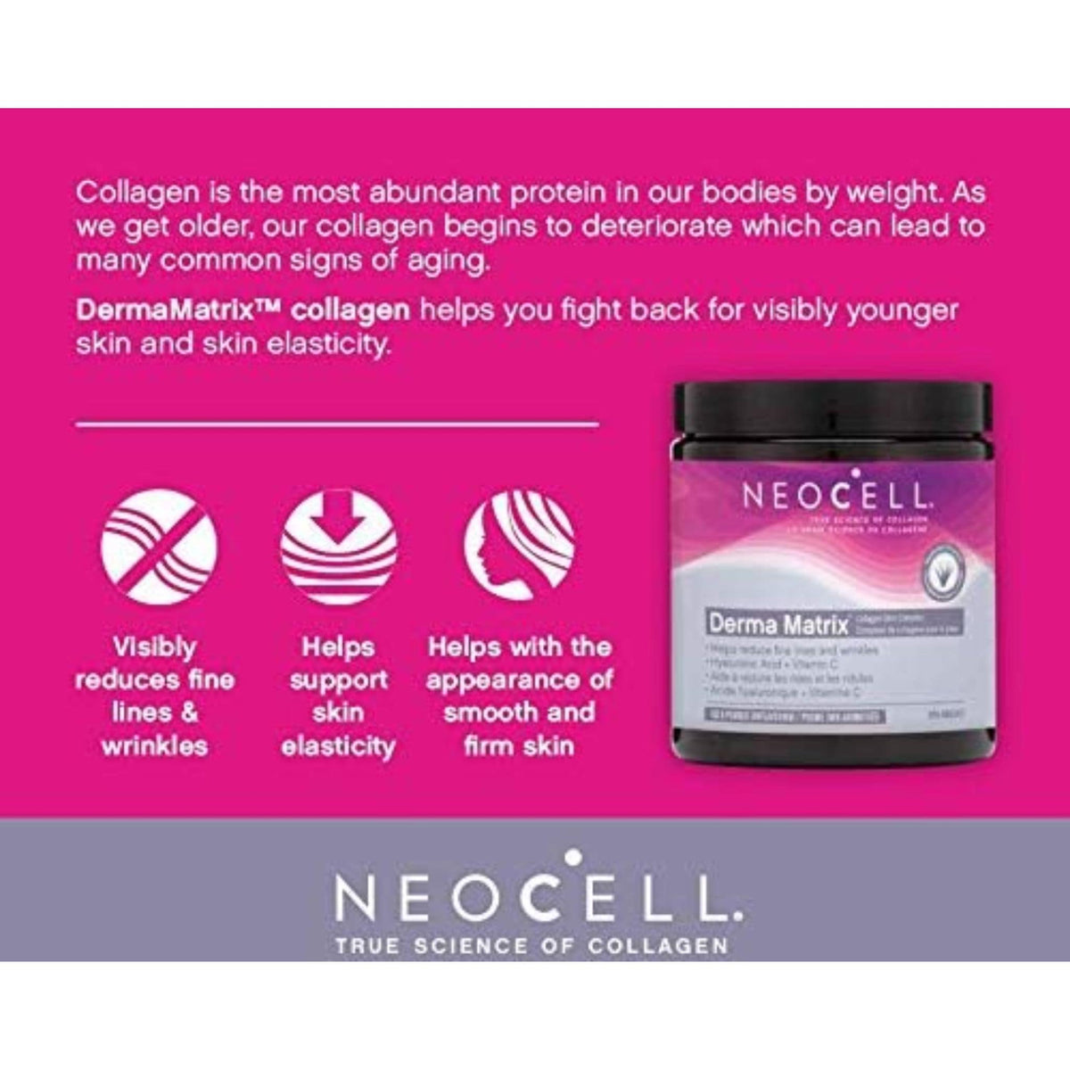 Neocell DermaMatrix Collagen, Hyaluronic Acid and Vitamin C