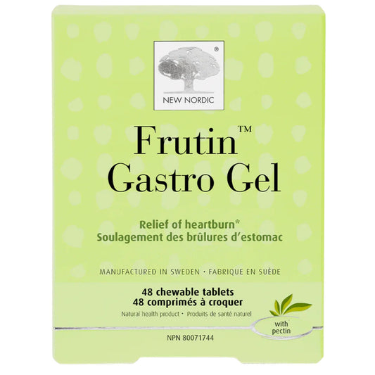 New Nordic Frutin Gastro Gel, 48 Chewable Tablets
