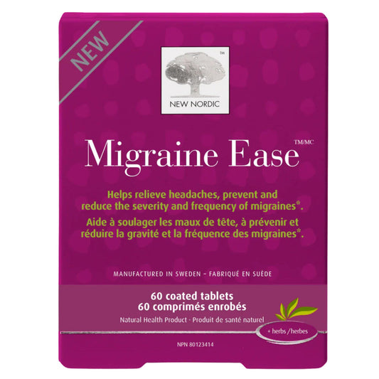 60 Coated Tablets | New Nordic Migraine Ease box