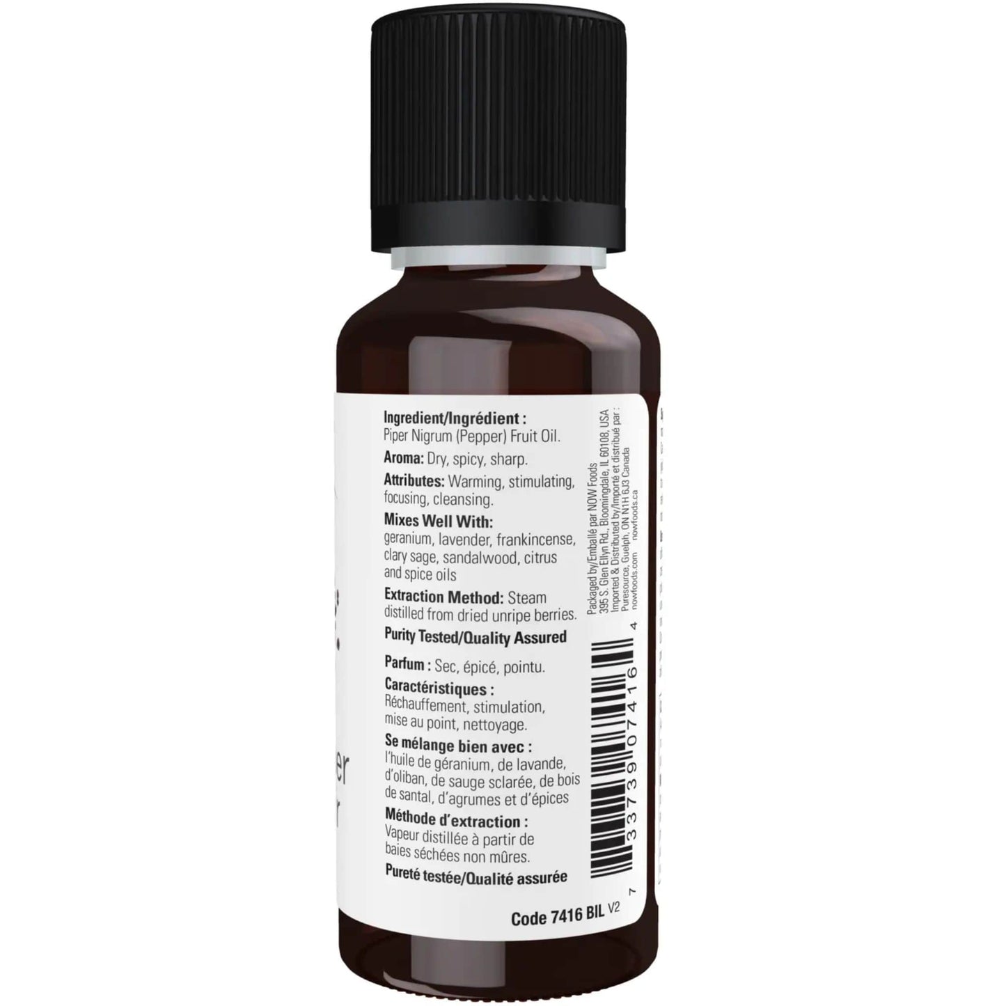 30mL | NOW 100% Pure Black Pepper Essential Oil