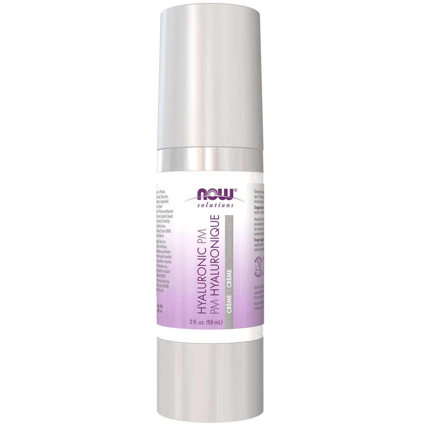 59mL | NOW Solutions Hyaluronic Acid PM Cream