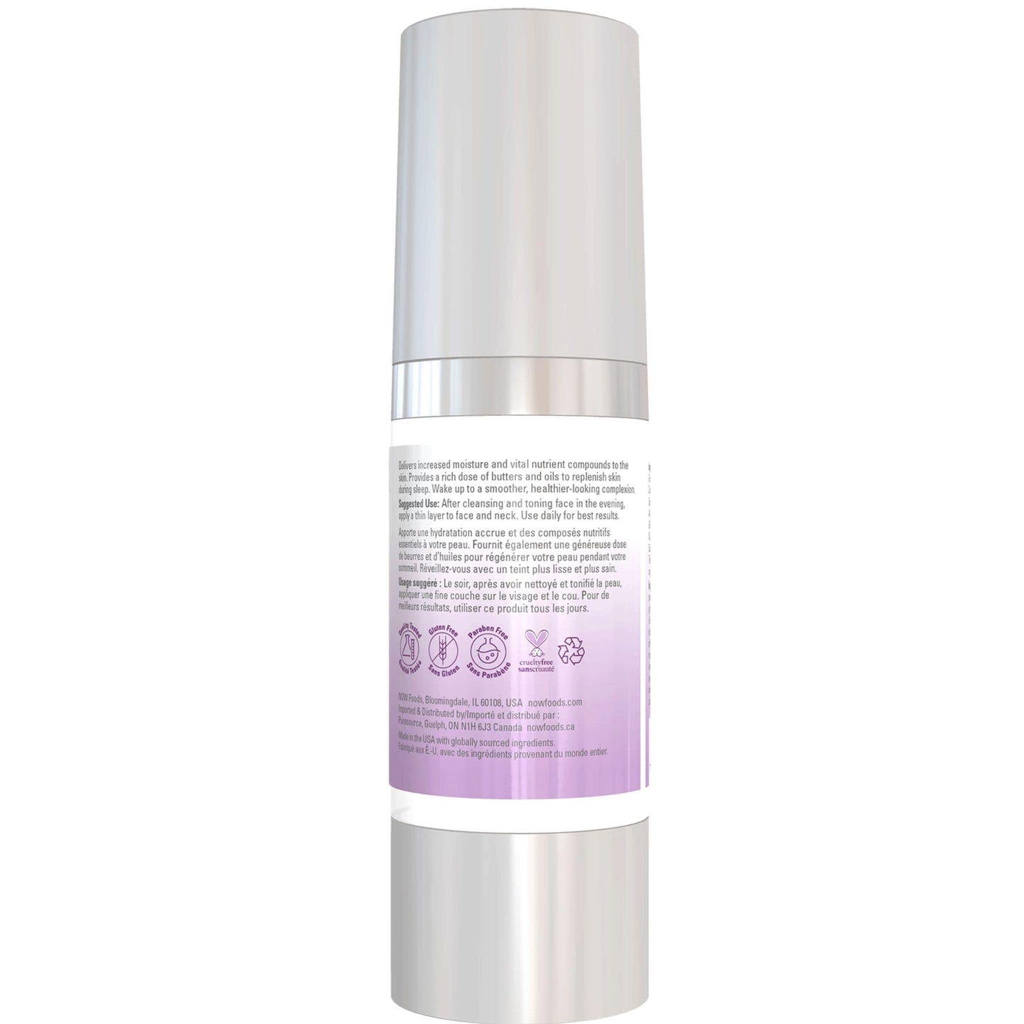 59mL | NOW Solutions Hyaluronic Acid PM Cream