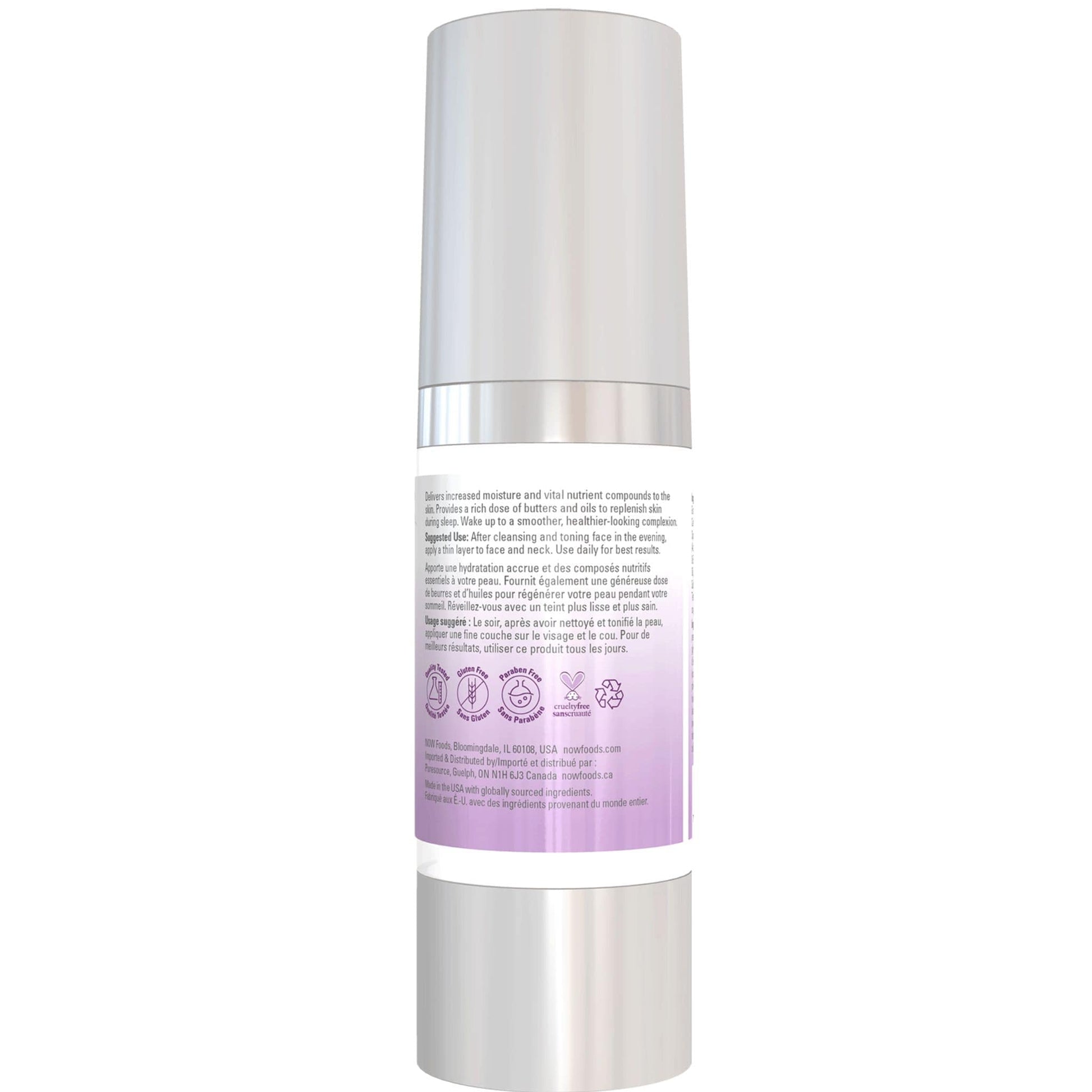 59mL | NOW Solutions Hyaluronic Acid PM Cream