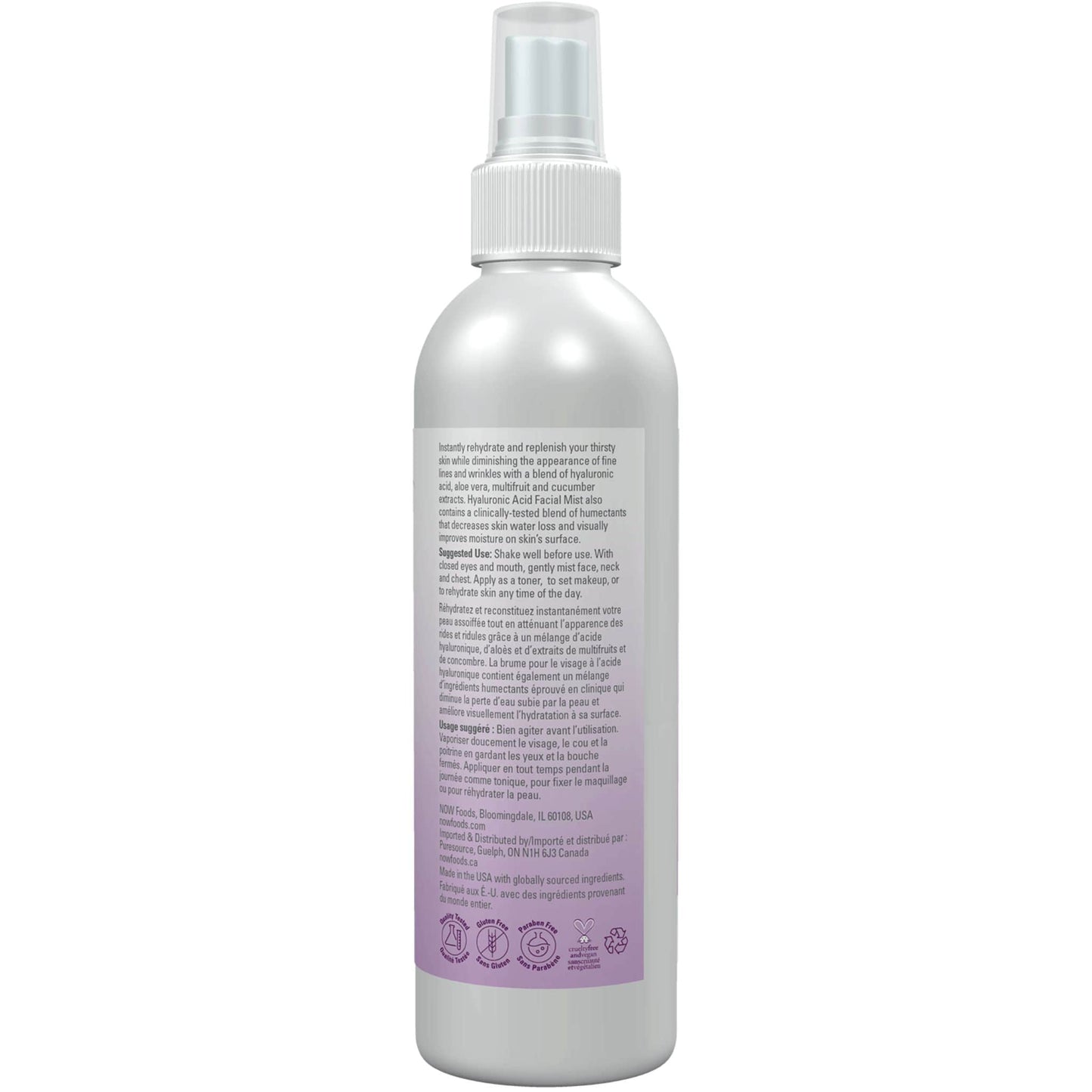 118mL | NOW Solutions Hyaluronic Acid Facial Mist