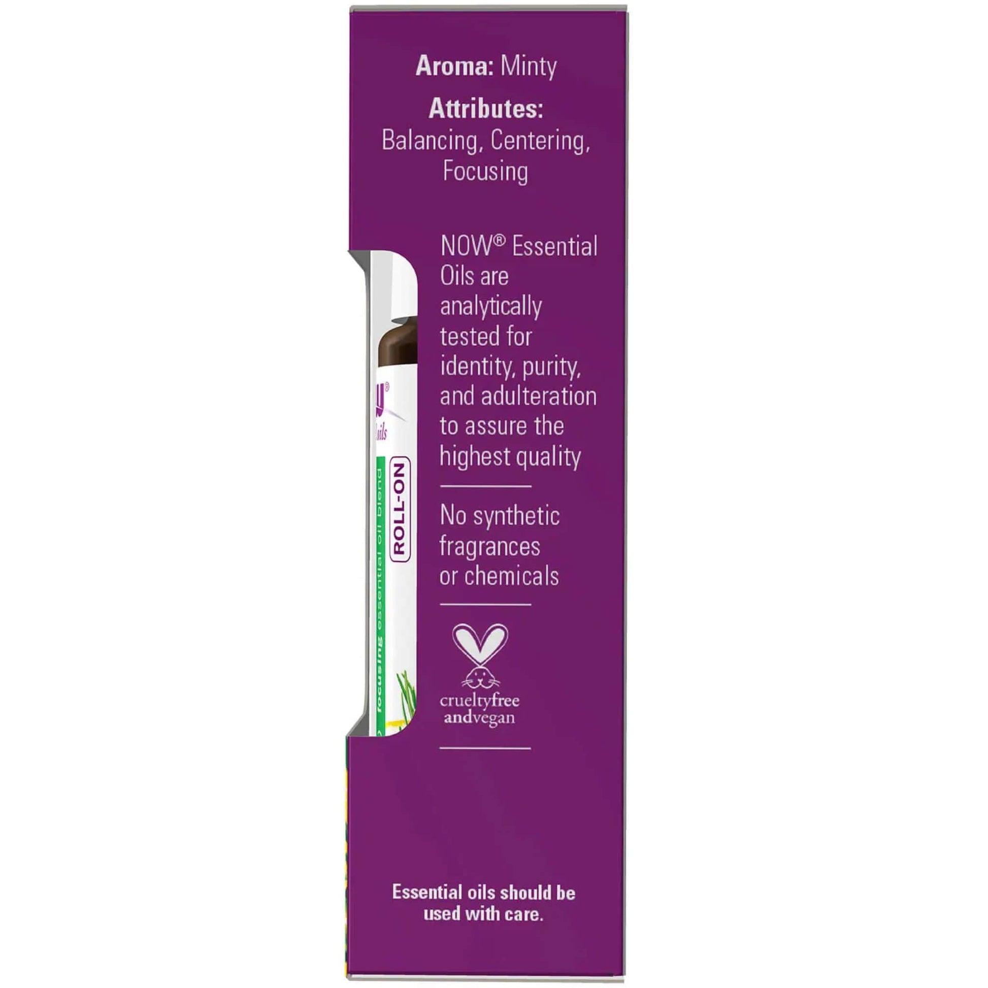 10mL | NOW Organic Mind That Energy Essential Oil Blend Roll-On