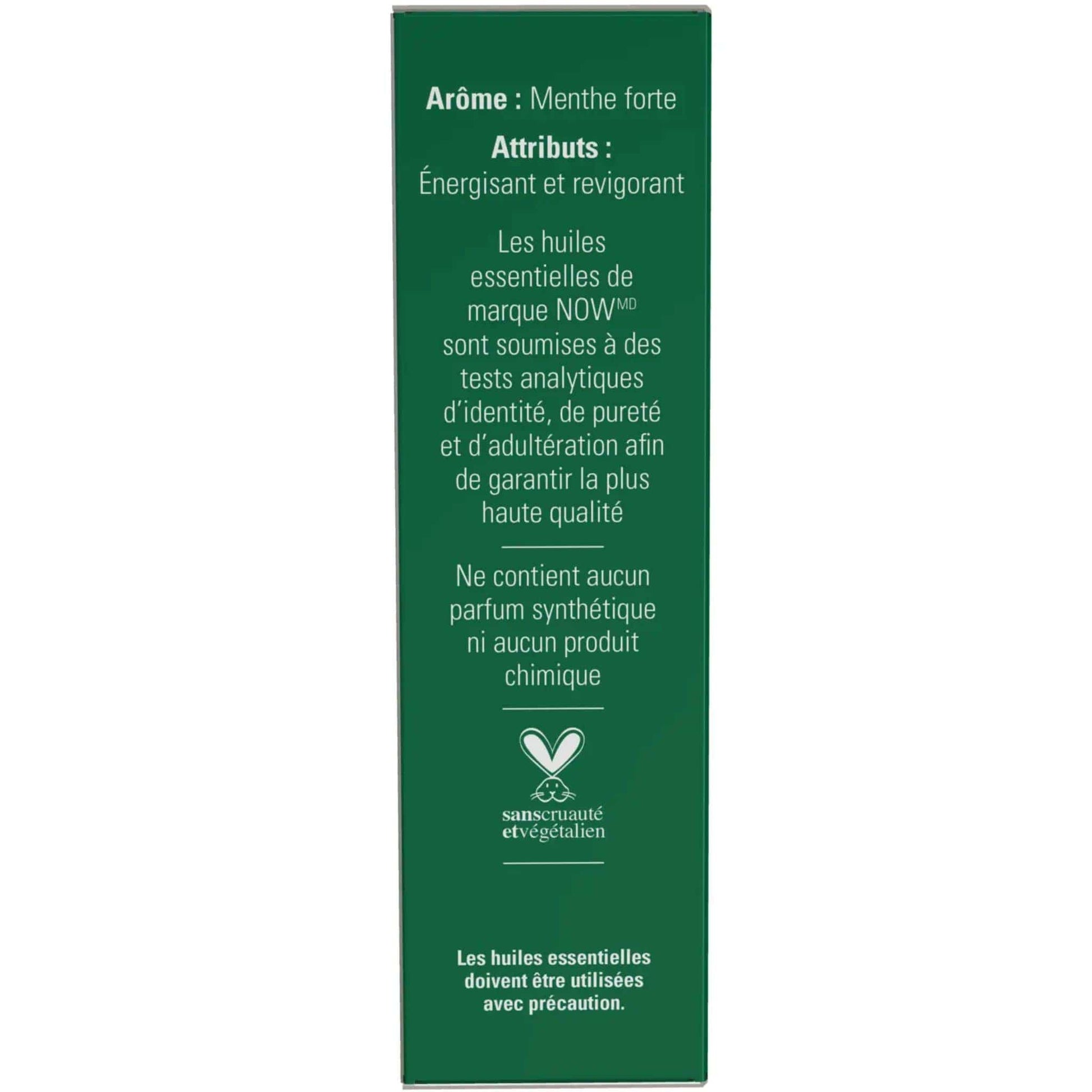 10mL | NOW Organic Peppermint Essential Oil Roll-On