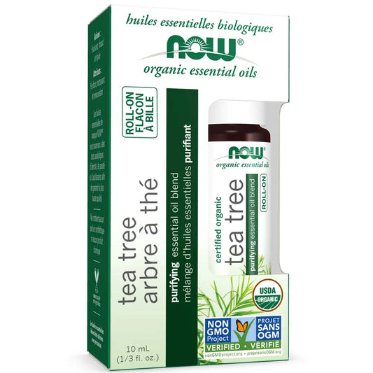 10mL | NOW Tea Tree Organic Essential Oil Roll-On