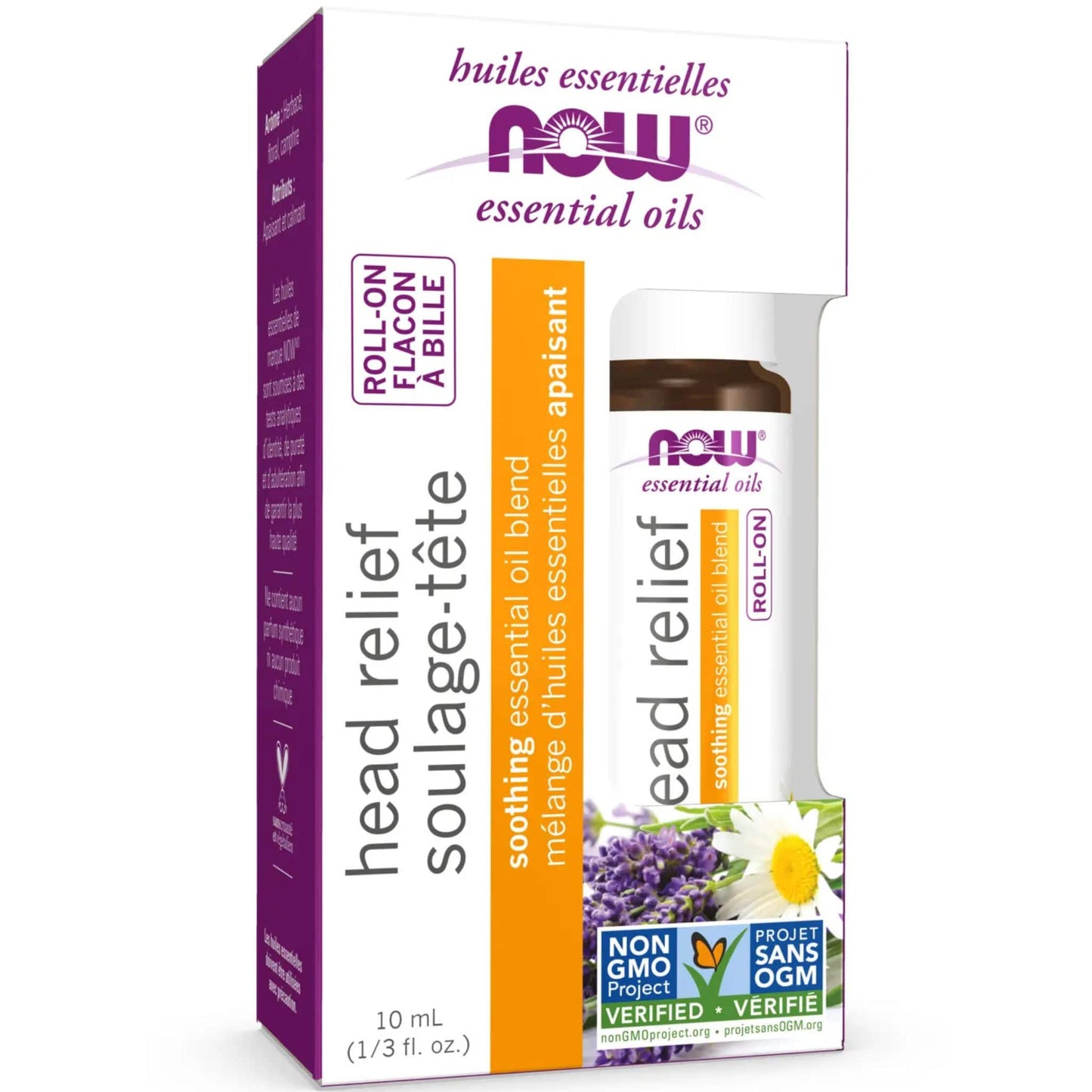 10mL | NOW Head Relief Essential Oil Blend Roll-On