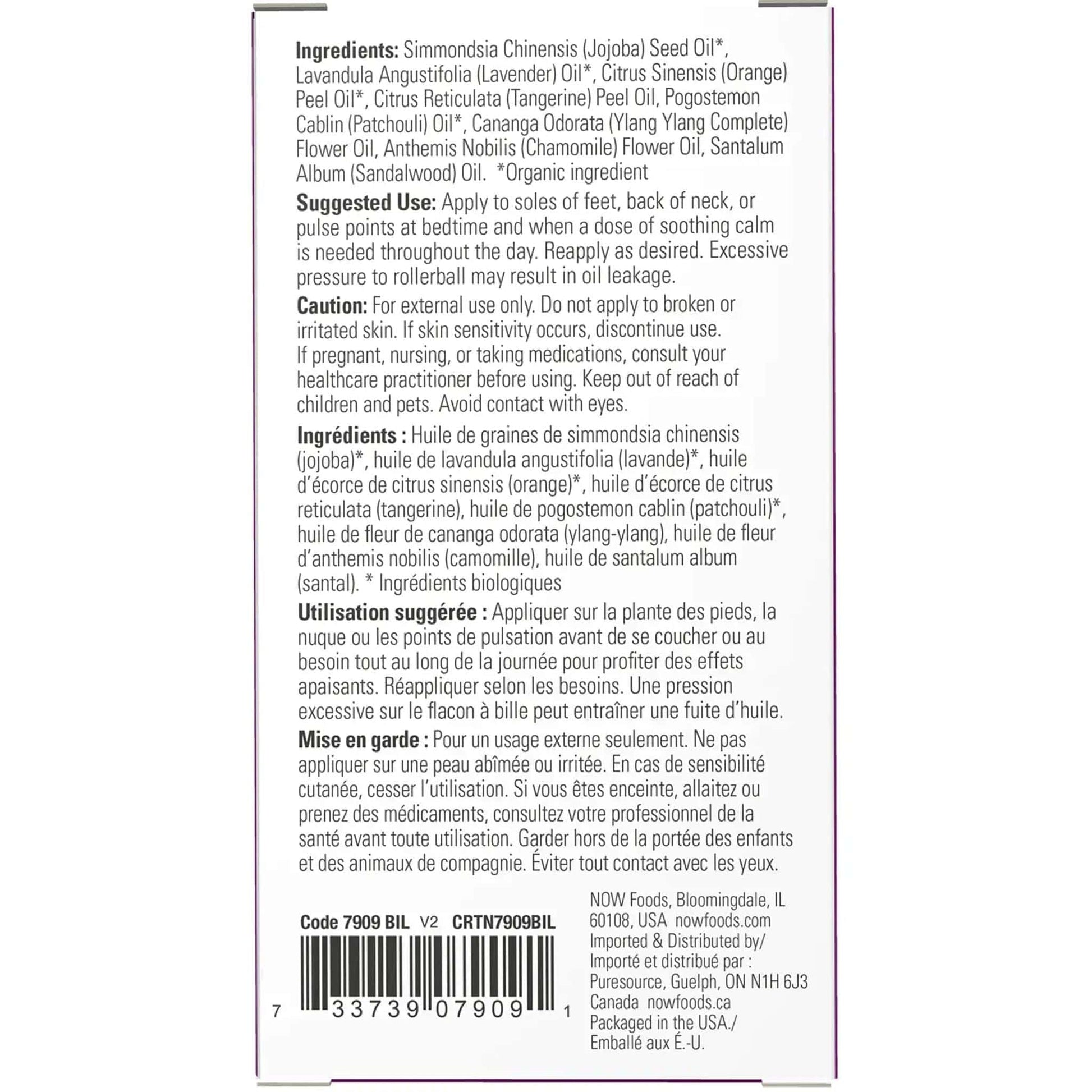 10mL | NOW Take a Zen Ten Essential Oil Blend Roll-On