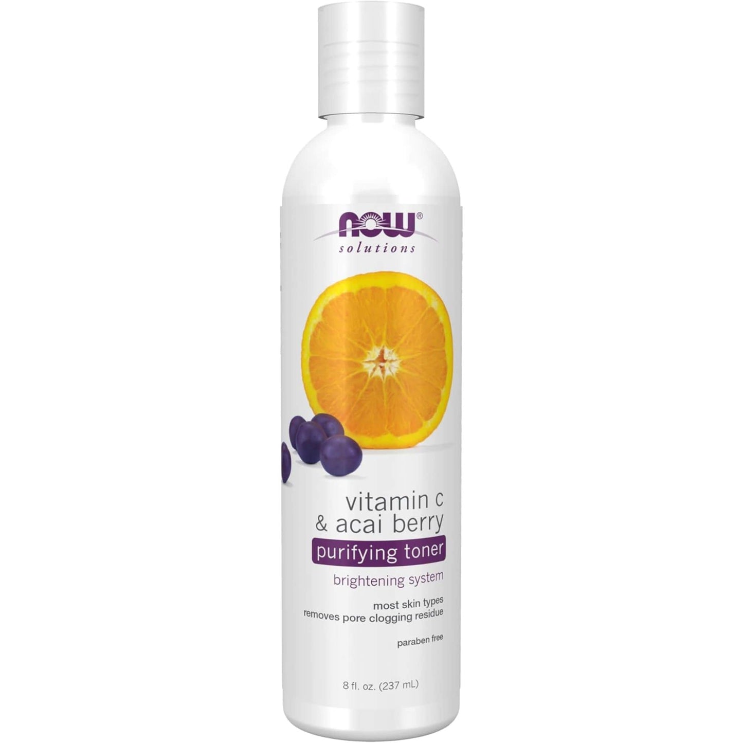 237mL | NOW Solutions Vitamin C and Acai Berry Purifying Toner