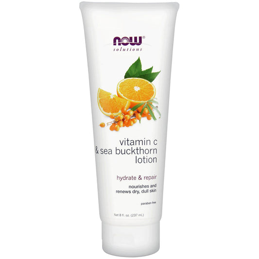 237mL | NOW Solutions Vitamin C & Sea Buckthorn Lotion