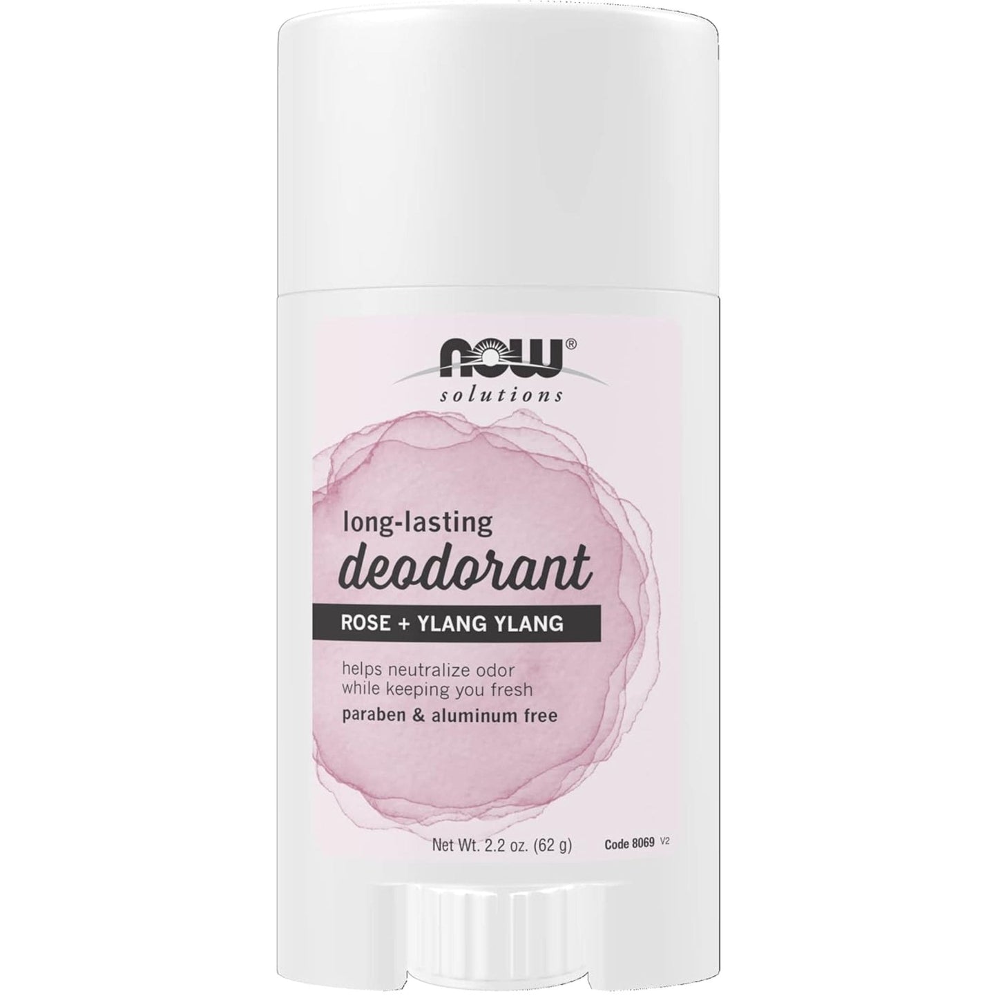 62g | NOW Solutions Deodorant Stick Rose + Ylang Ylang