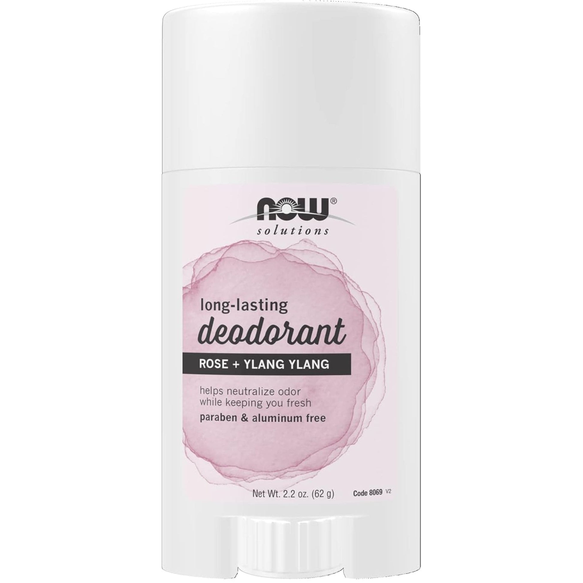 62g | NOW Solutions Deodorant Stick Rose + Ylang Ylang