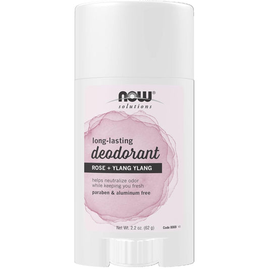 62g | NOW Solutions Deodorant Stick Rose + Ylang Ylang