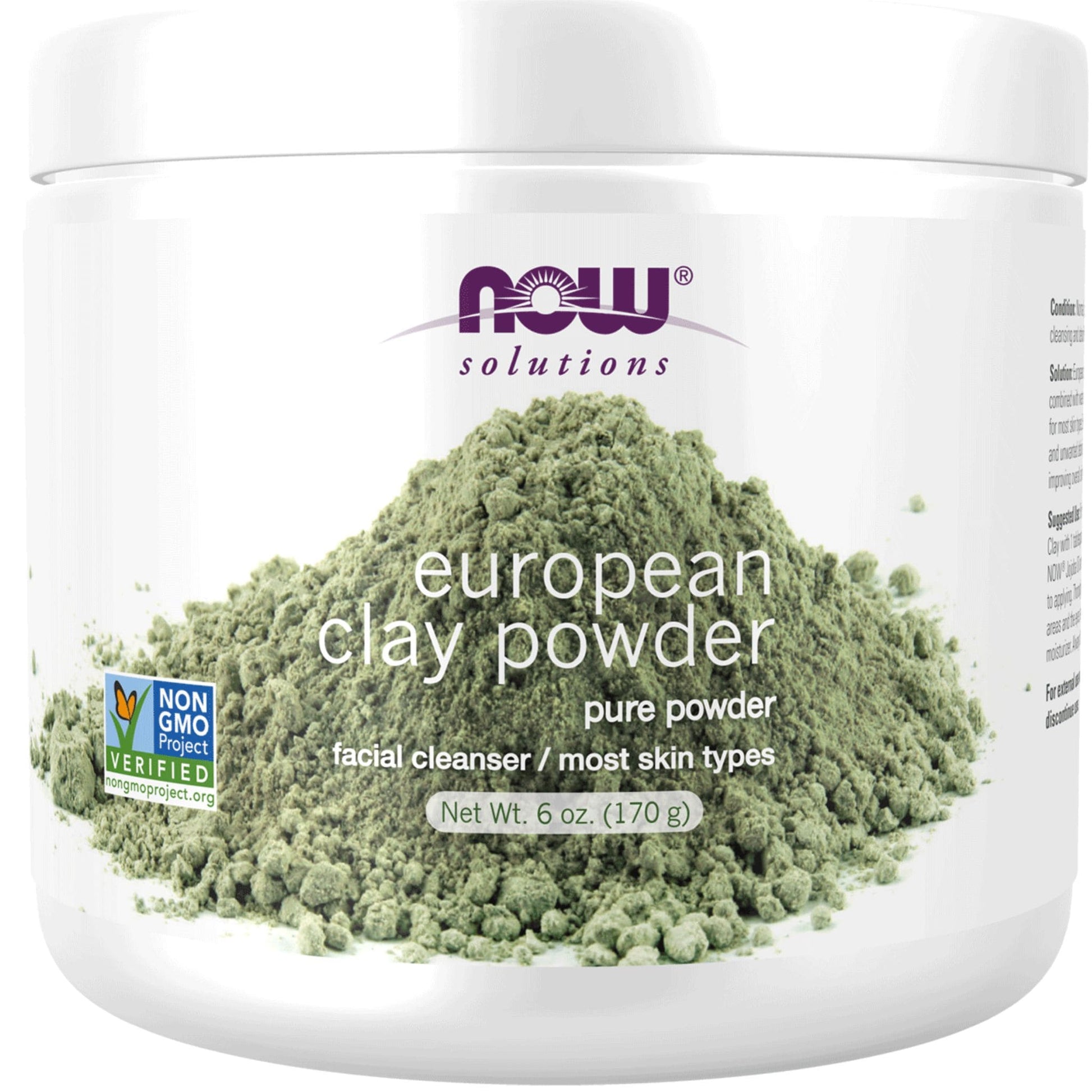 170g | NOW Solutions European Clay Powder