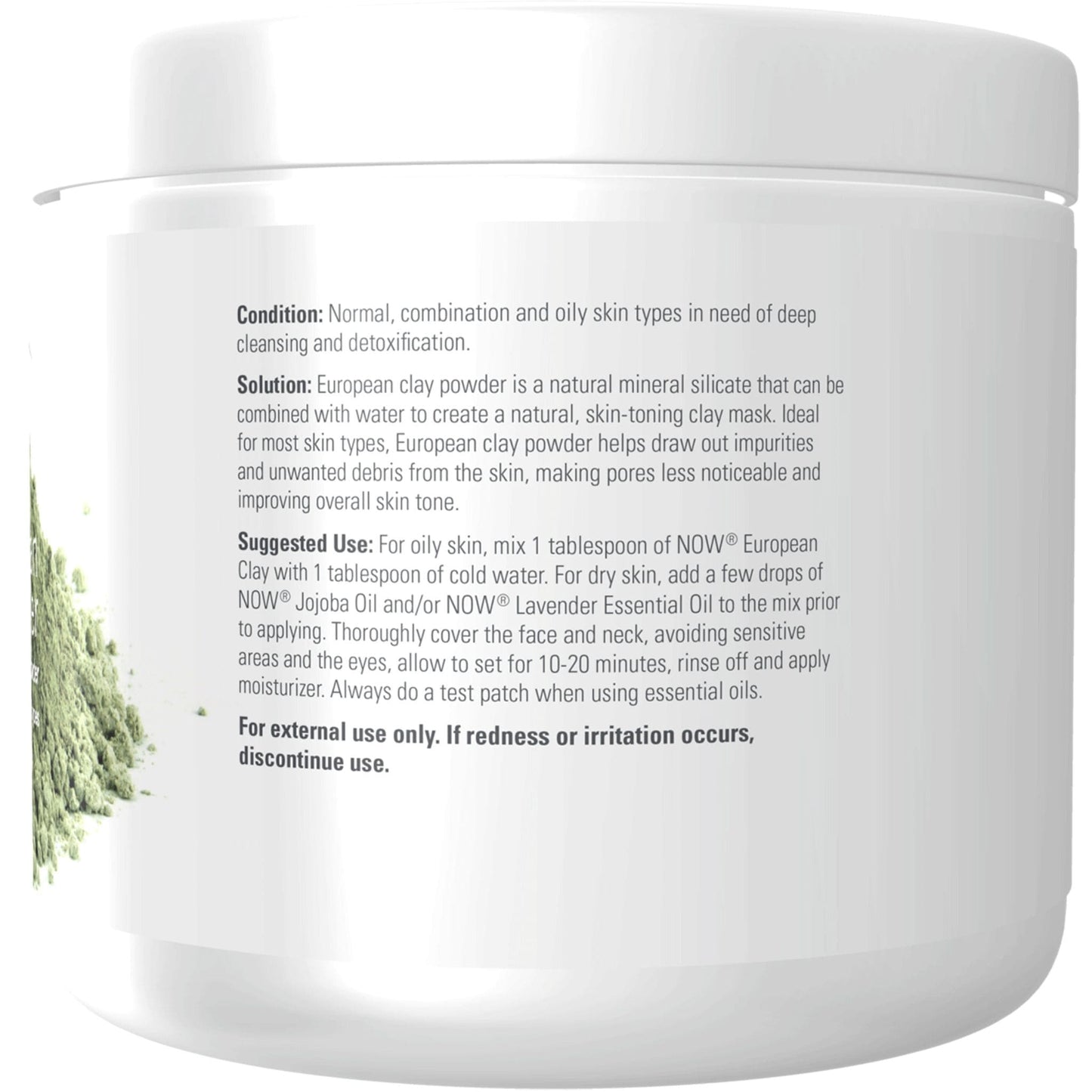 170g | NOW Solutions European Clay Powder
