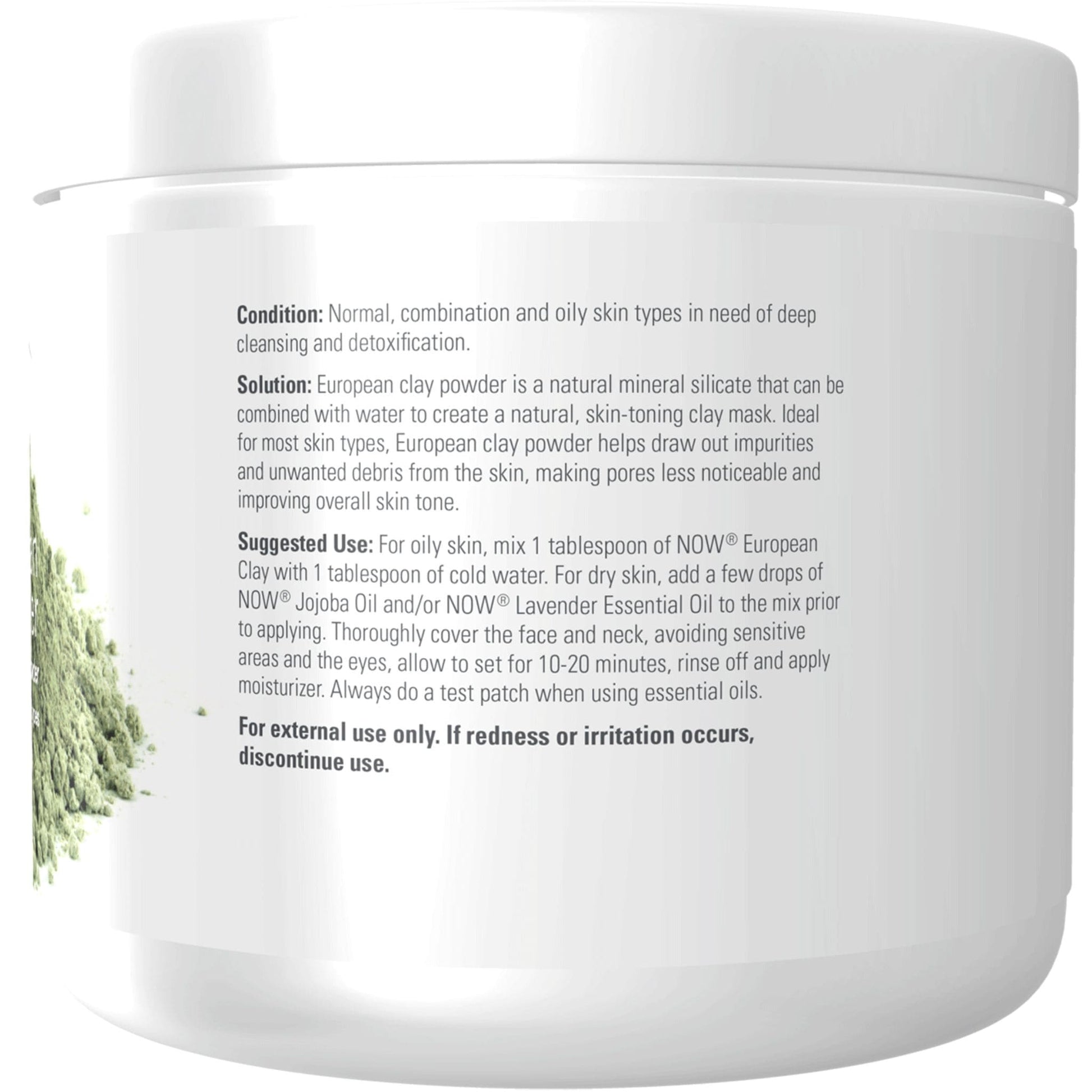 170g | NOW Solutions European Clay Powder