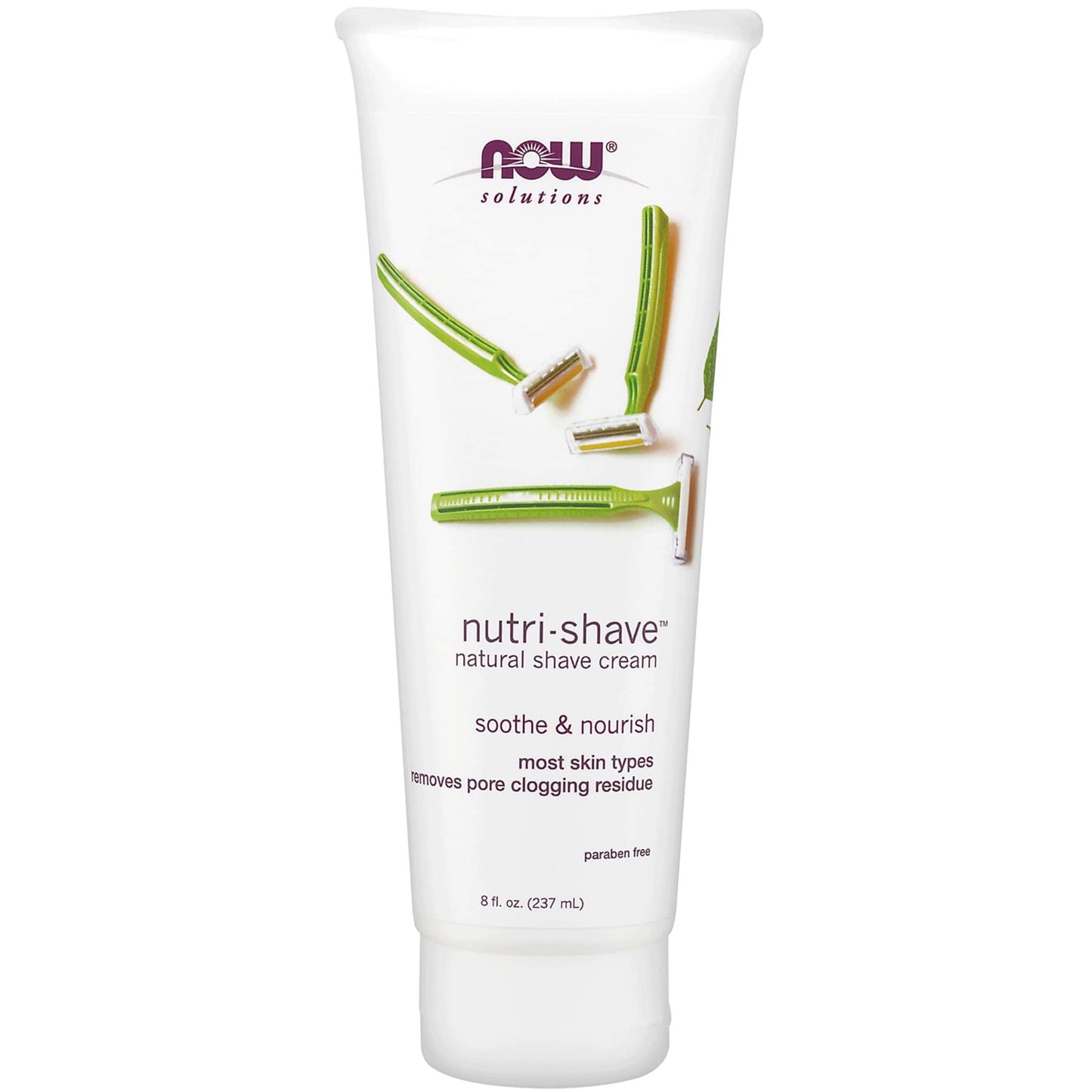 237mL | NOW Solutions Nutri-Shave Natural Shave Cream