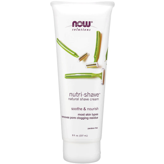 237mL | NOW Solutions Nutri-Shave Natural Shave Cream
