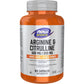 120 Vegetable Capsules | NOW Sports Arginine & Citrulline 500 mg/250 mg, Amino Acids
