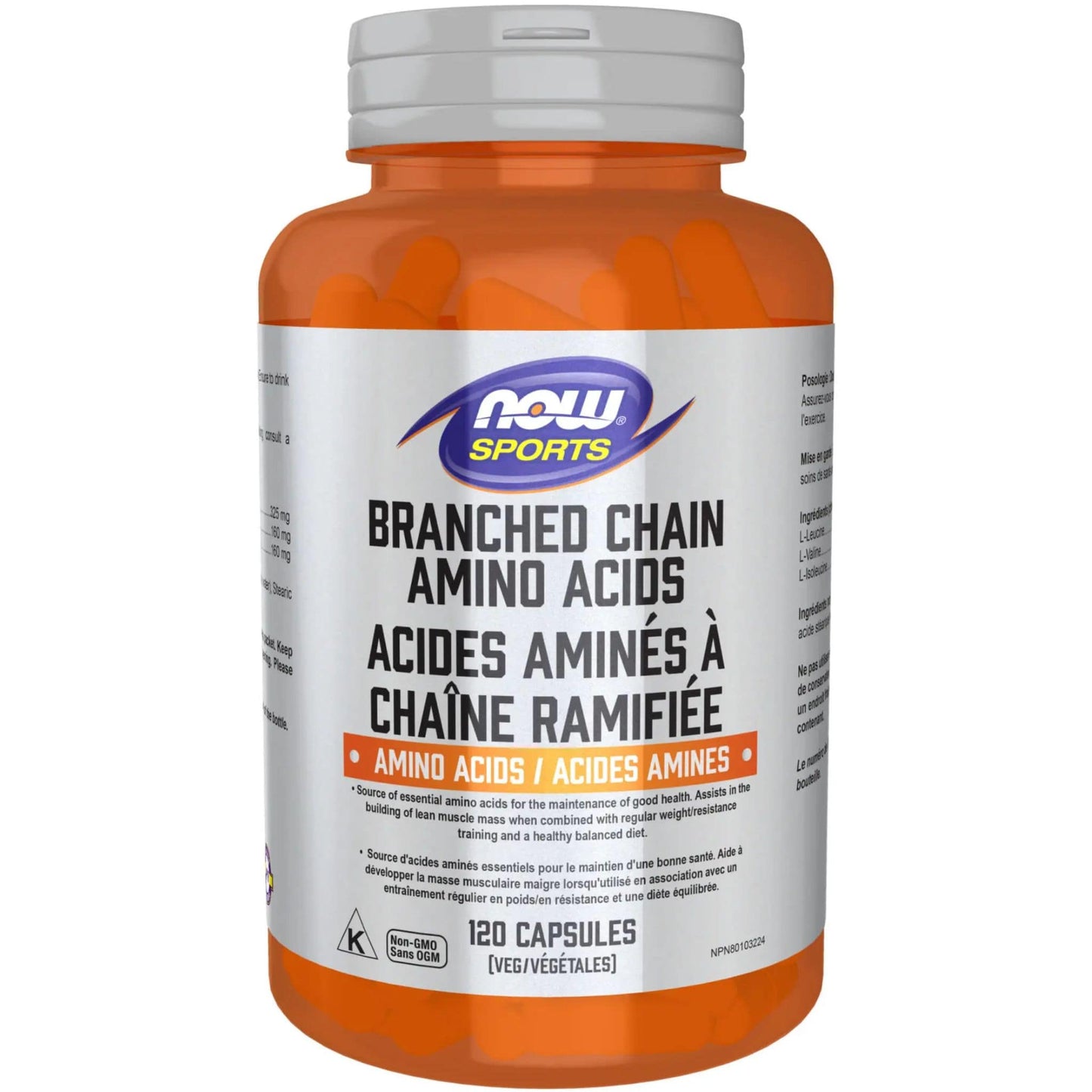 120 Vegetable Capsules | NOW Sports Branched Chain Amino Acids