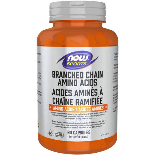 120 Vegetable Capsules | NOW Sports Branched Chain Amino Acids