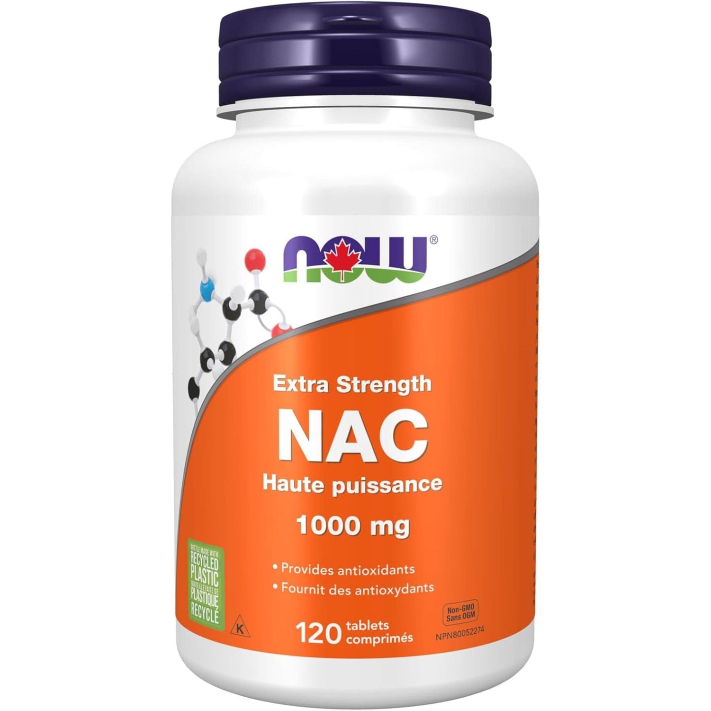 120 Tablets | NOW NAC Extra Strength 1000 mg