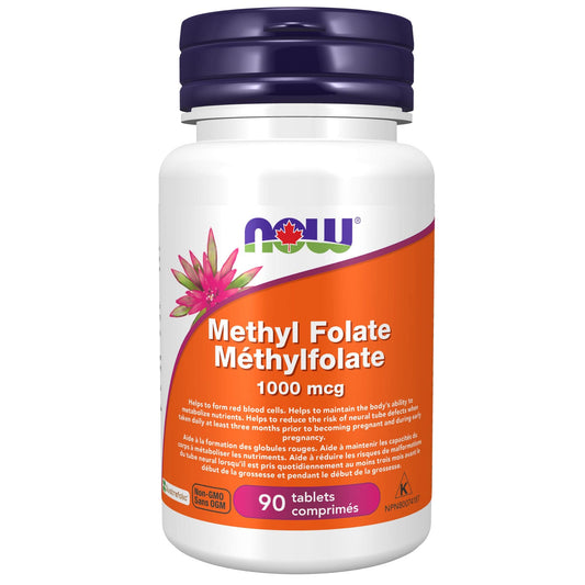 90 Tablets | Now Methyl Folate 1000mcg