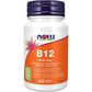 60 Lozenges | NOW B12 5000 mcg Methylcobalamin With Folate