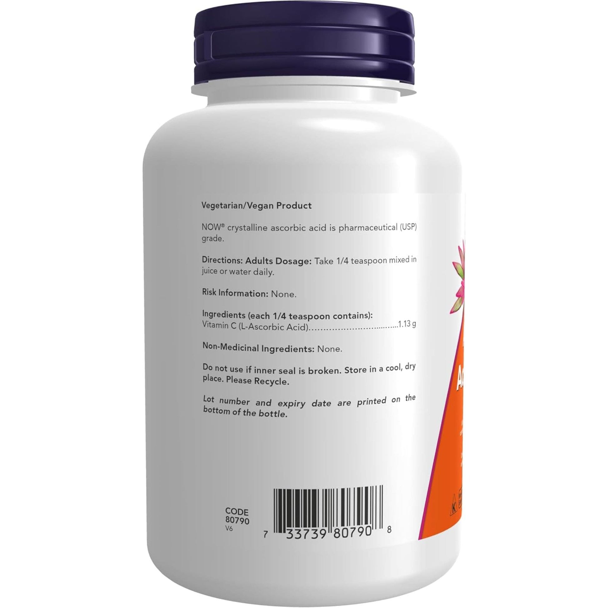 227g | NOW 100% Pure Ascorbic Acid Powder